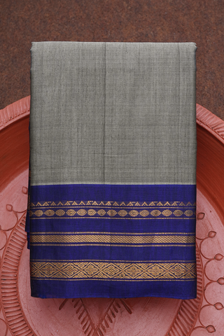 Traditional Khan Saree In Two Color Blue : The Morani Fashion