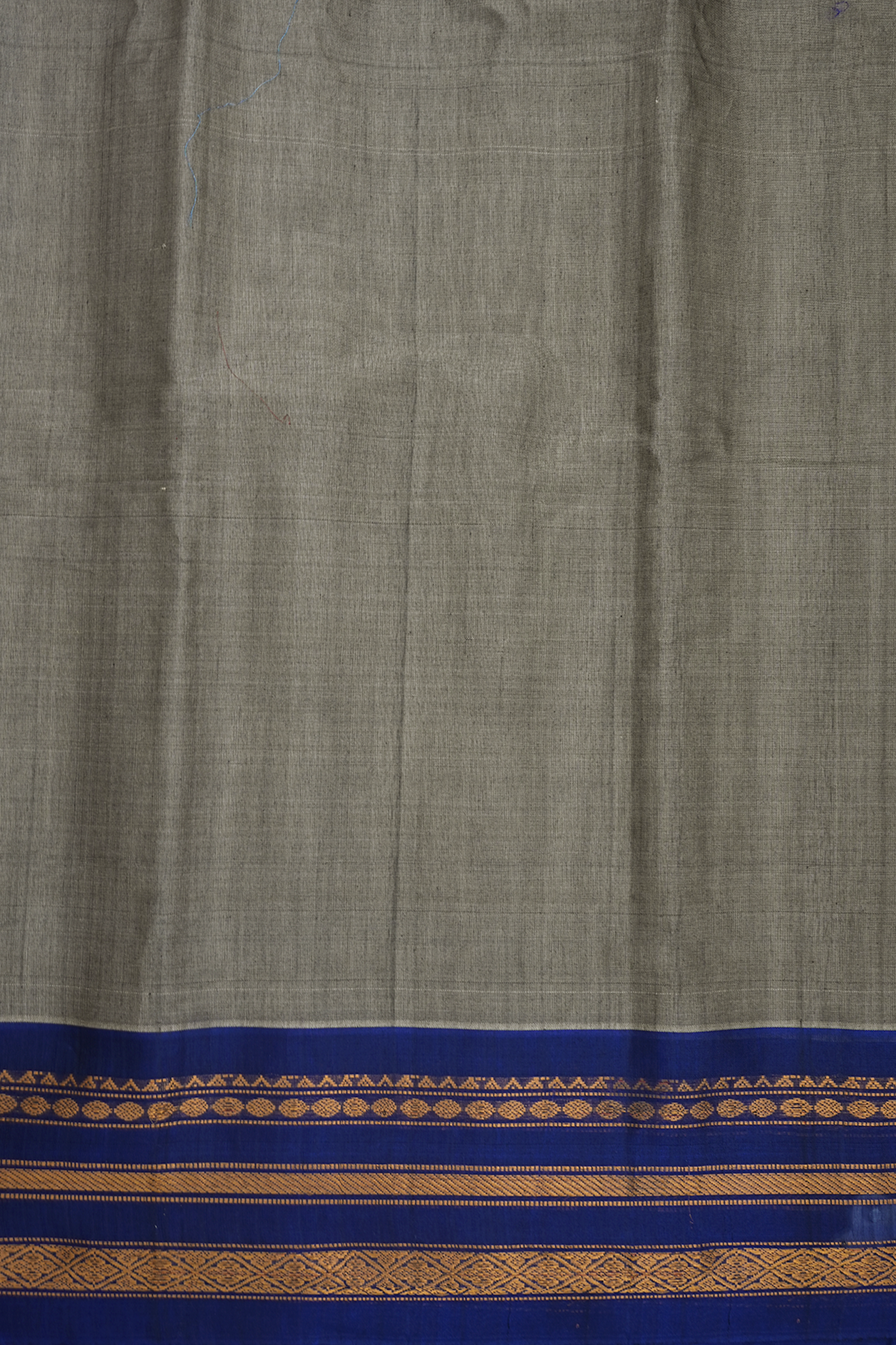 Gray and Blue Vibrant Colours Kalyani Cotton Gatwal saree, soft and smooth  cotton pattu saree, cotton pattu saree