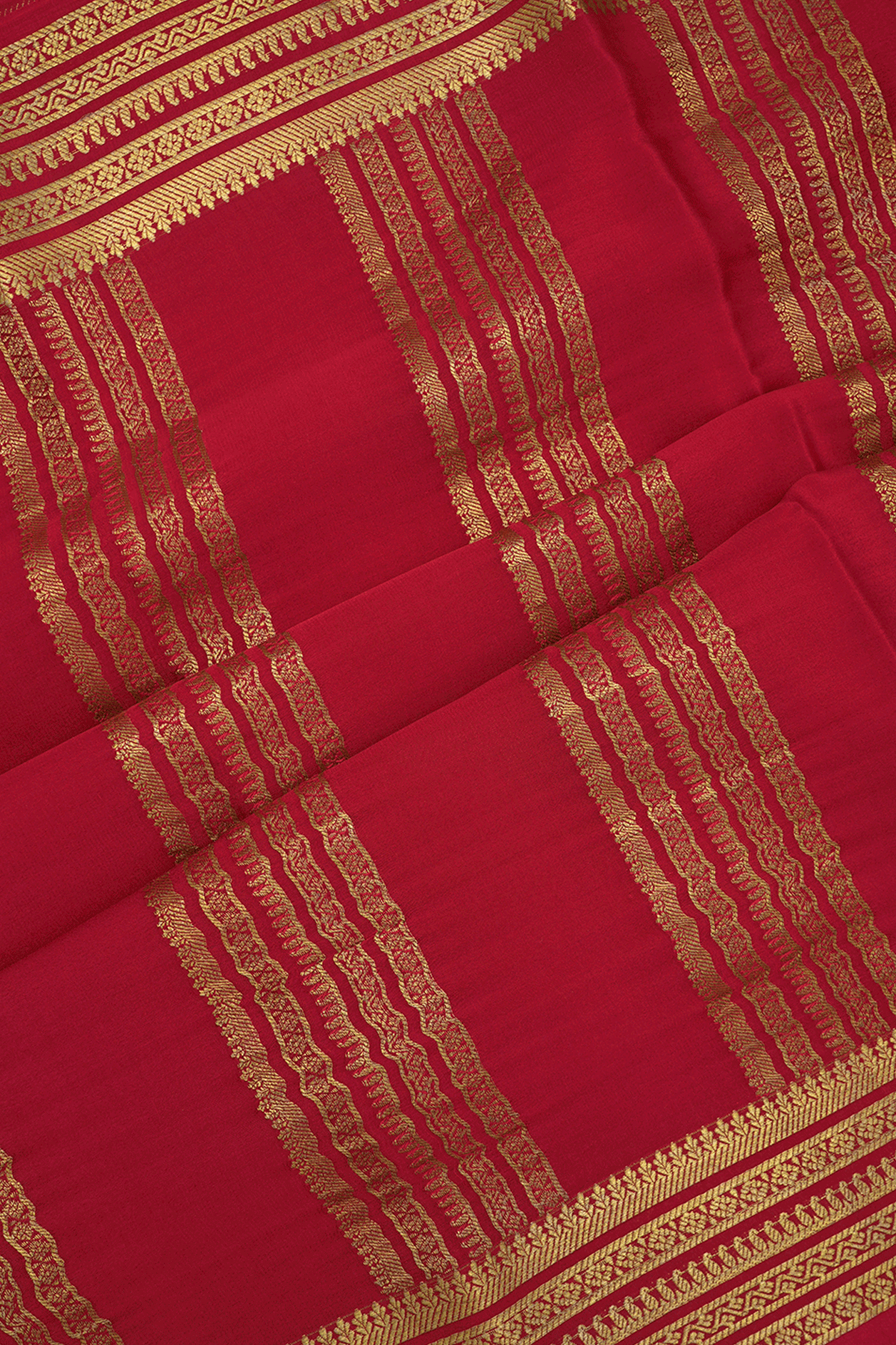 Buy Light Pink Mysore Silk Sari Online in USA with Paisley Zari Border –  Pure Elegance