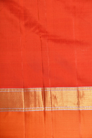 Small Diamond Border With Thread Work And Silver Zari Checks Black Kanchipuram Silk Saree