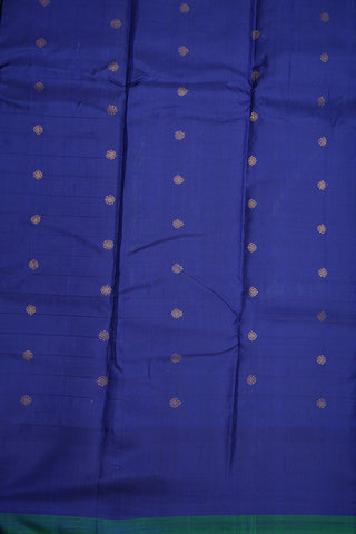 Temple Threadwork Border With Checks Lime Green Gadwal Silk Cotton Saree