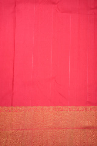 Threadwork Jacquard Chilli Red Kanchipuram Silk Saree