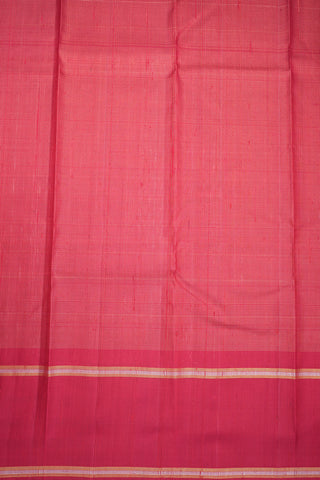 Ganga Jamuna Zari Border Khaki And Beige Kanchipuram Silk Saree