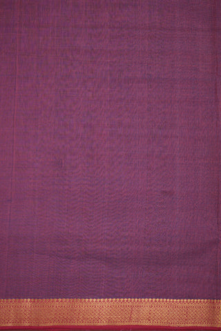 Mayil Kann Zari Border Purple Rose Mangalagiri Cotton Saree