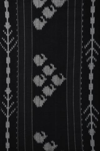 Paisley Border Design BlackPochampally Cotton Saree