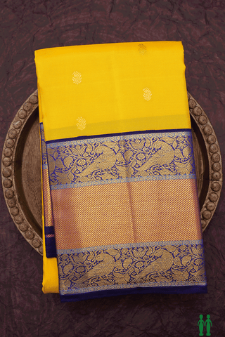 Mango Yellow Ilkal Silk Saree – UTPALADesigns