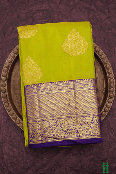 Premium Quality Soft Silk Kotki Border Kanchipuram Silk Saree in Vibra –  Bengal Looms India