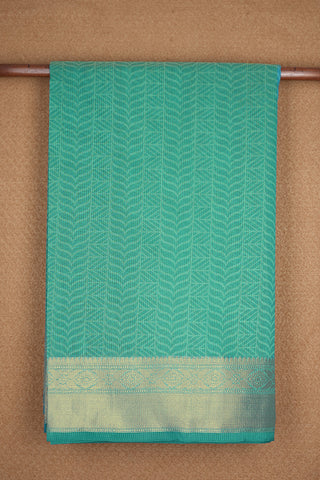 Printed Self Design Teal Blue Kota Cotton Saree