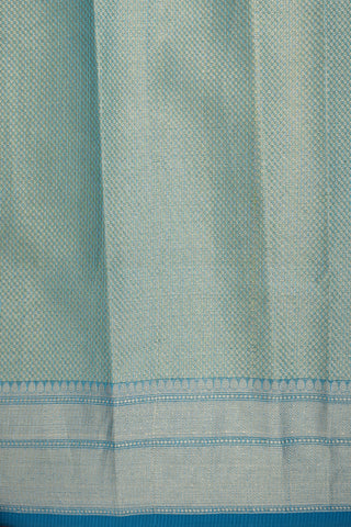 Printed Self Design Teal Blue Kota Cotton Saree