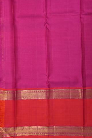 Rettai Pettu Zari Border Royal Yellow Kanchipuram Silk Saree