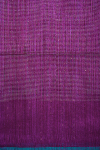 Stripes Design Grape Purple Jute Saree