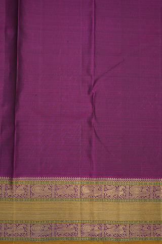 Threadwork With Motifs Green Kanchipuram Silk Saree