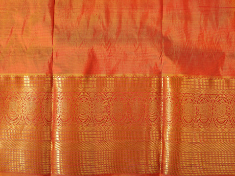 Traditional Animal Motifs In Rich Maroon Kanchipuram Silk Pavadai Sattai
Material