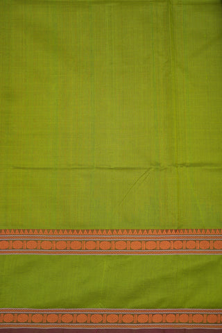 Traditional Border Cobalt Blue Jute Silk Cotton Saree