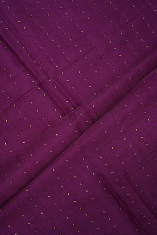 Chamki Work Grape Purple Jute Saree