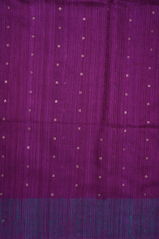 Chamki Work Grape Purple Jute Saree