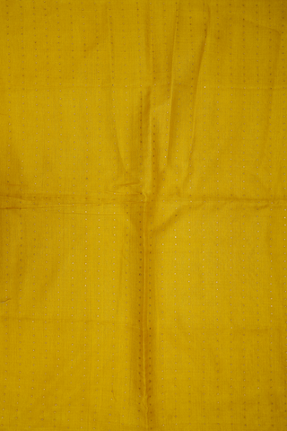 Chamki Work Pear Yellow Jute Saree