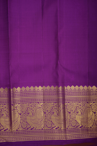 Zari Border In Brocade Light Tan Kanchipuram Silk Saree