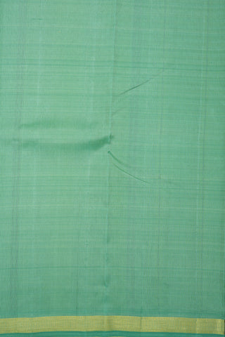 Zari Border Shades Of Green Kanchipuram Silk Saree