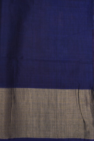 Zari Border With Allover Diamond Design Light Lavender Pochampally Kora Silk Cotton Saree