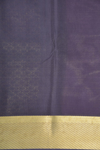 Zari Border With Checks And Kolam Design Light Pink Mysore Silk Saree