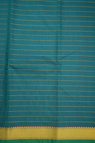 Zari Stripes Turquoise Blue Apoorva Semi Silk Saree