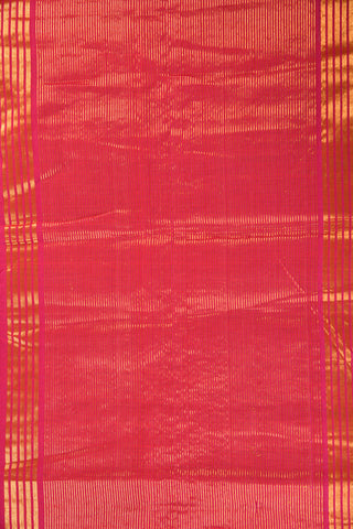 Dark Pink Mangalagiri Cotton Saree