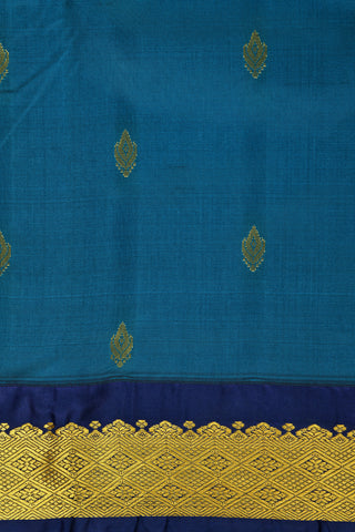 Floral Motif Blue Apoorva Art Silk Saree