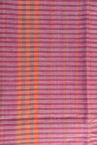 Light Dusty Pink Semi Gadwal Cotton Saree