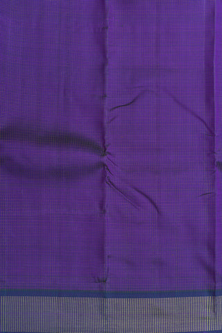 Muthu Vari Brinjal Purple Kanchipuram Silk Saree